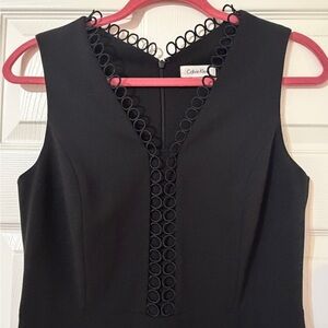 Calvin Klein Black Sheath Dress nwot